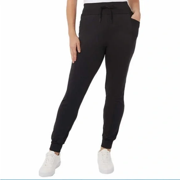 NWT! Women’s 32 Degrees Black Side Pocket Jogger - Size Small - Picture 2 of 2
